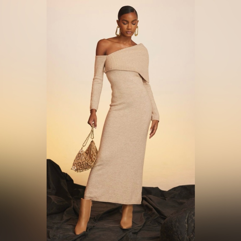 Cult Gaia asymmetric Lydia maxi dress